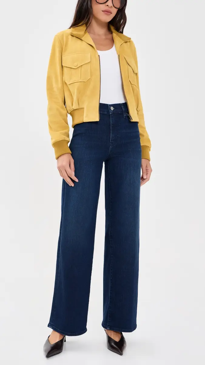 Frame Le Slim Palazzo Jeans | Thumbnail 5 Frame Le Slim Palazzo Jeans | Thumbnail 5