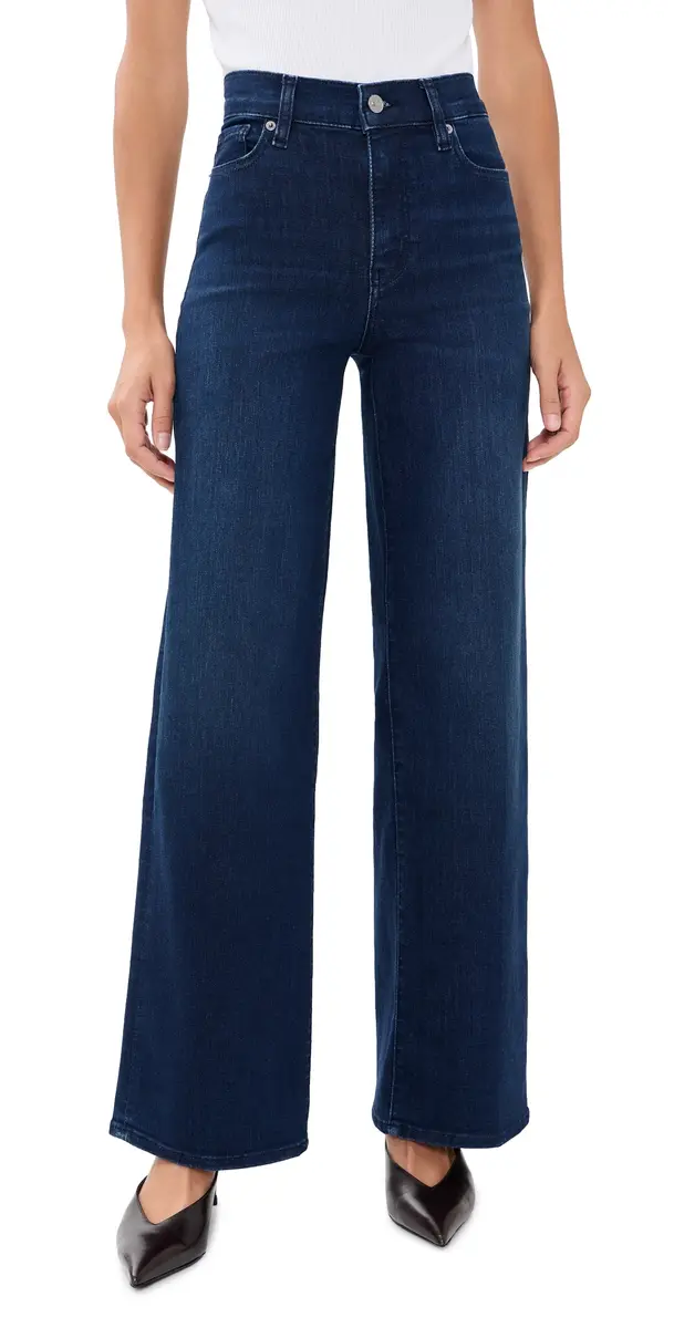 Frame Le Slim Palazzo Jeans | Image 1 Frame Le Slim Palazzo Jeans | Image 1