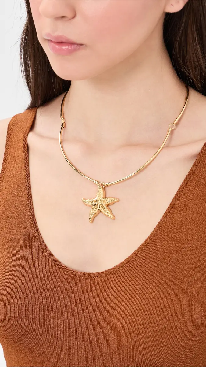 Lele Sadoughi Starfish Collar Necklace | Thumbnail 3 Lele Sadoughi Starfish Collar Necklace | Thumbnail 3
