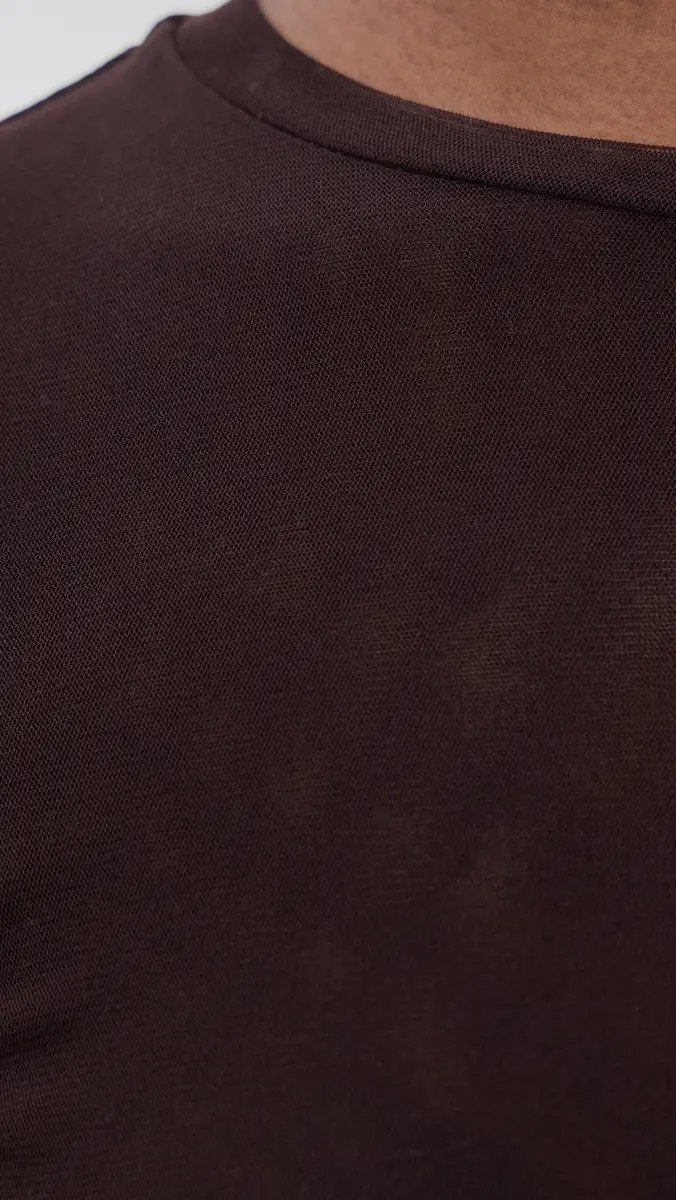 MEIMEIJ Tulle Long Sleeve Fitted Top | Thumbnail 6