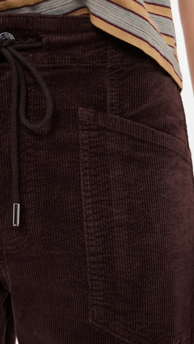 DAZE Villa Corduroy Barrel Pants Chocolate 27 | Thumbnail 6 DAZE Villa Corduroy Barrel Pants Chocolate 27 | Thumbnail 6