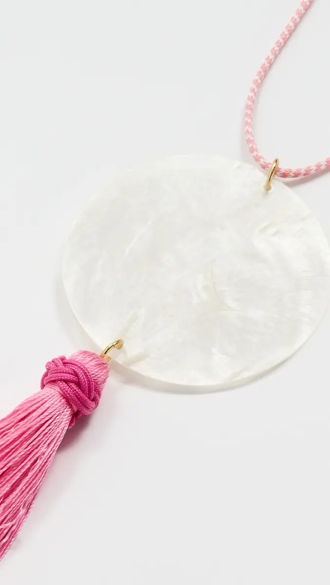 Logan Tay Pink Tassel Shell Necklace | Thumbnail 4 Logan Tay Pink Tassel Shell Necklace | Thumbnail 4