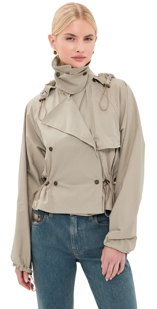 Burberry Rosewin Jacket Saltmarsh Beige | Image 1 Burberry Rosewin Jacket Saltmarsh Beige | Image 1