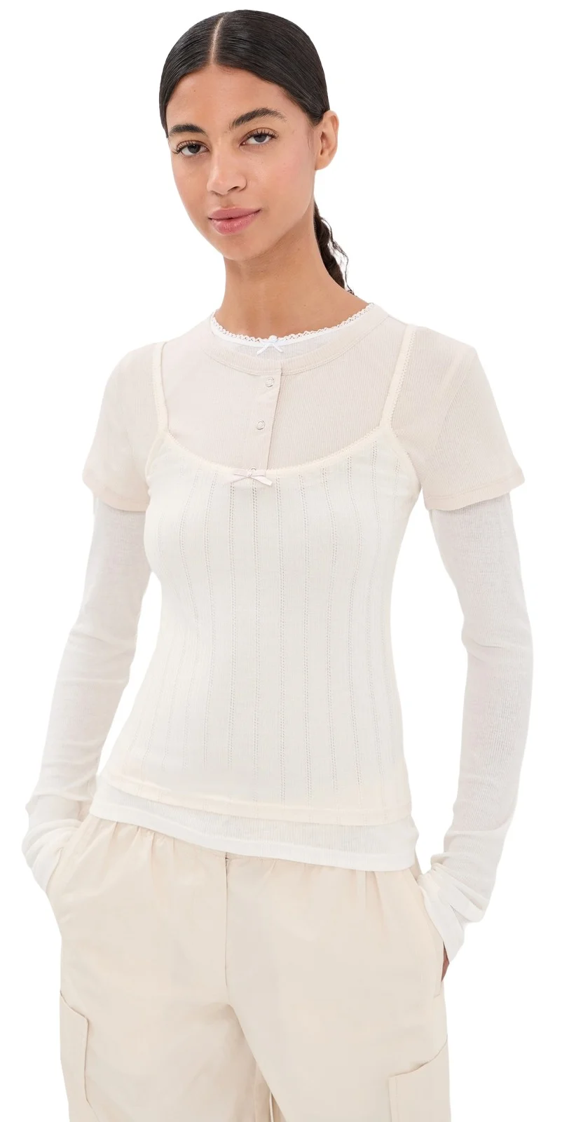Long Sleeve Layered T-Shirt