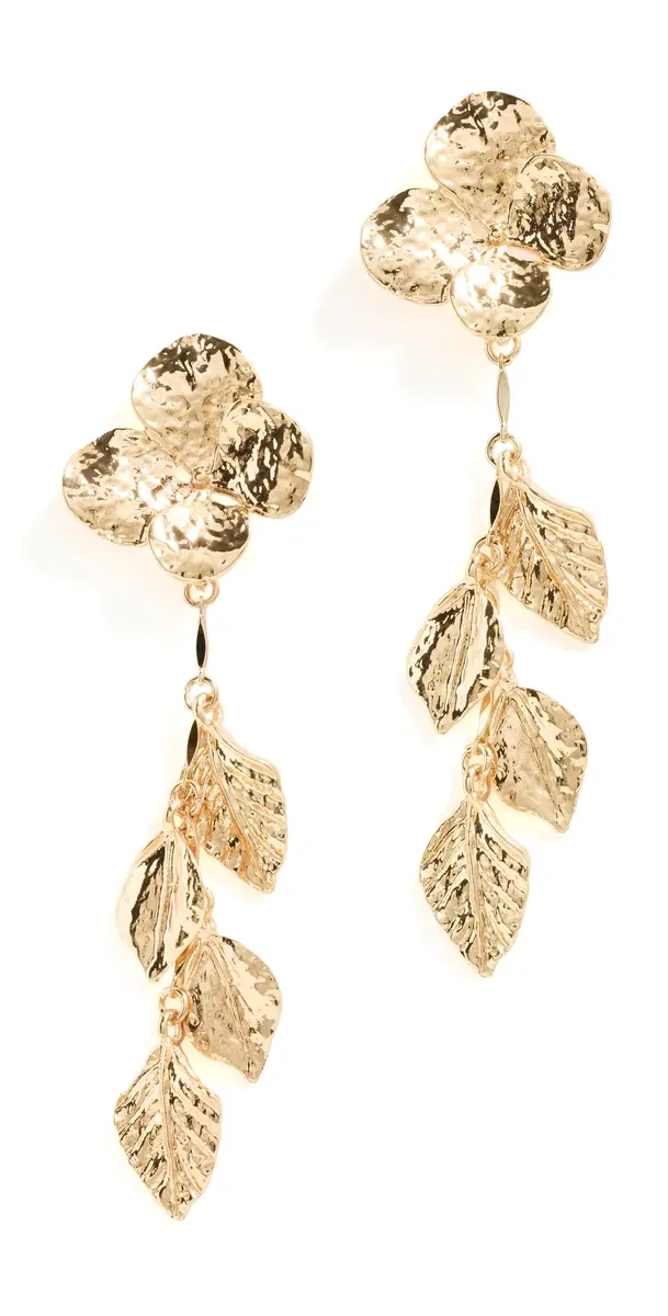 SHASHI Louise Earrings Gold One Size | Image 1 SHASHI Louise Earrings Gold One Size | Image 1