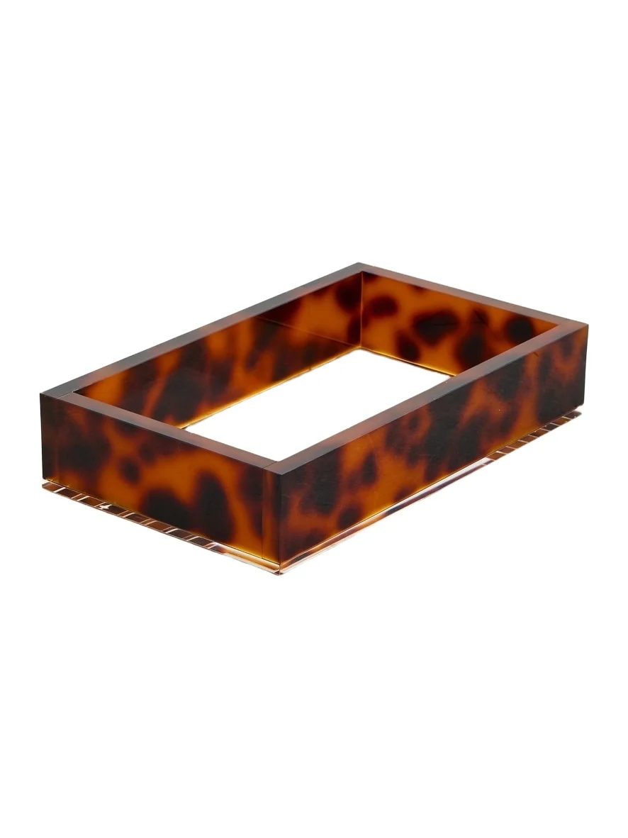 Tizo Design Lucite Tortoise Guest Towel Holder