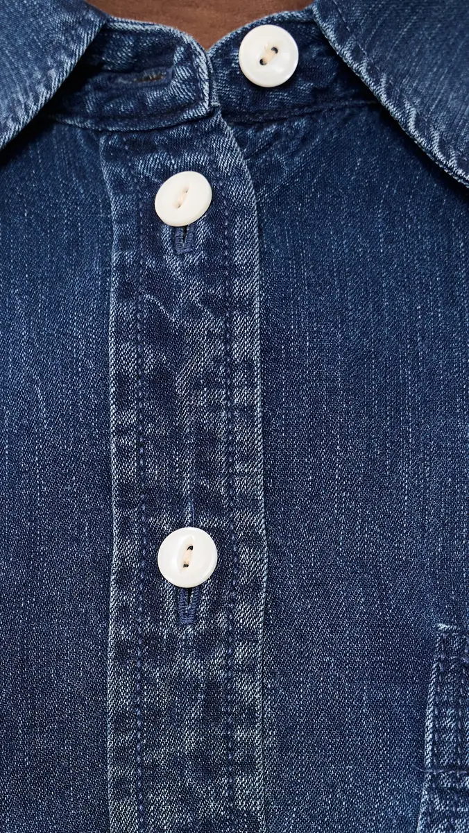 Faherty Tried & Truechambray Classic Buttondown | Thumbnail 6