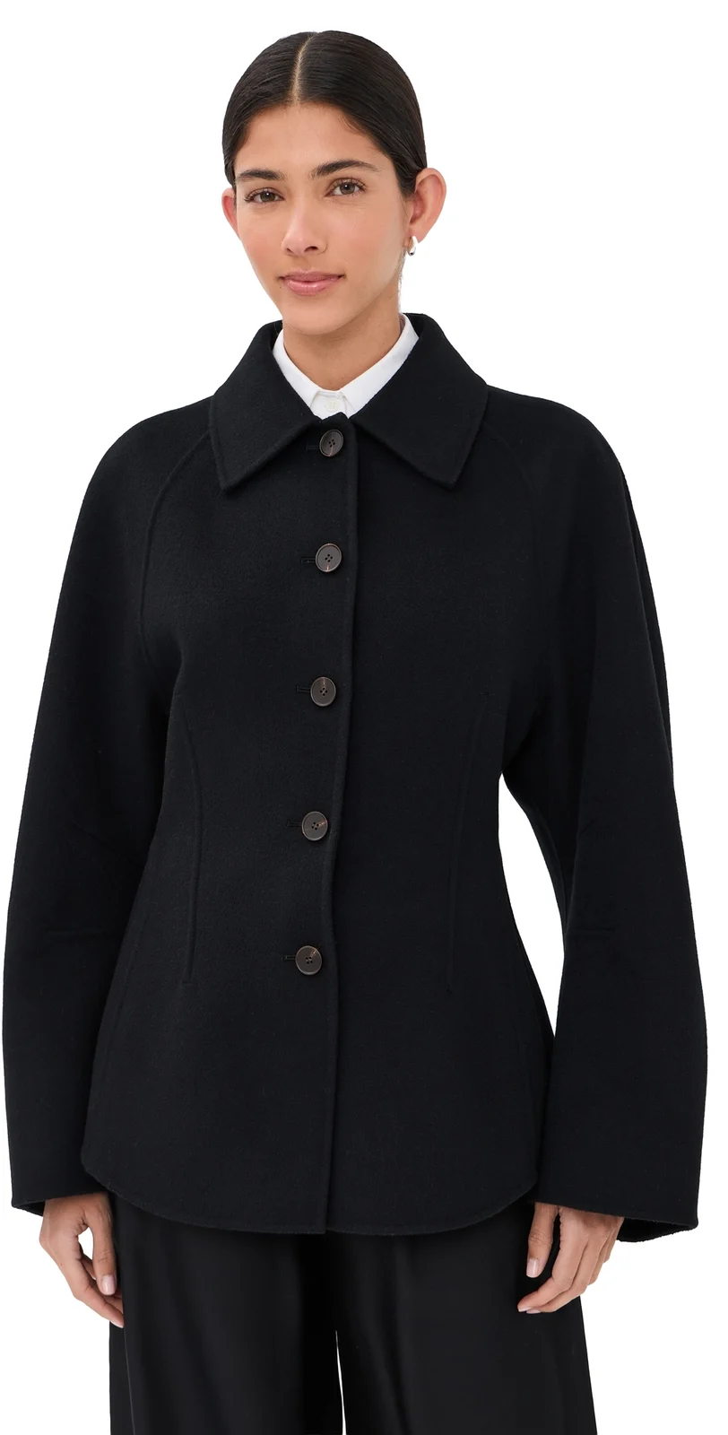 RÓHE Sculptural Double-Faced Wool Jacket