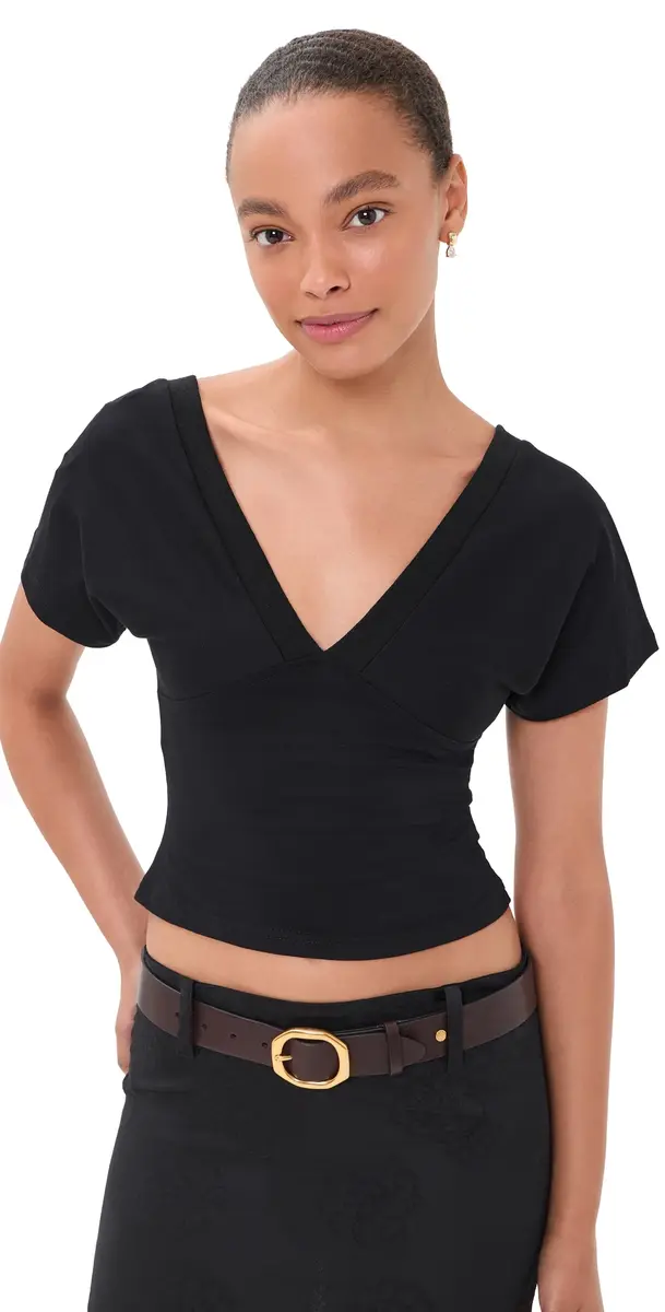 LIONESS Icon Tee Noir | Image 1 LIONESS Icon Tee Noir | Image 1