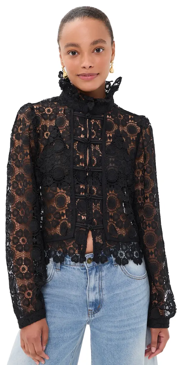 LIONESS Overtime Blouse Noir | Image 1 LIONESS Overtime Blouse Noir | Image 1