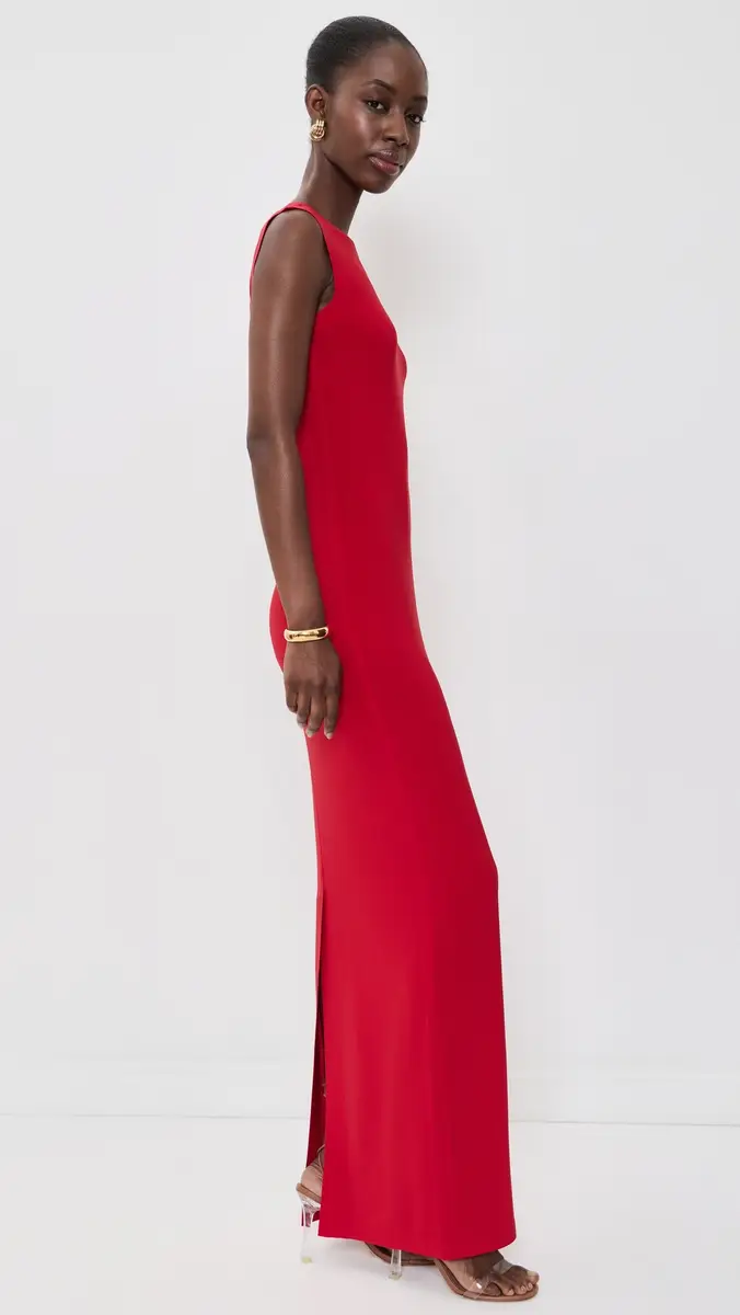 Norma Kamali Sleeveless Maxi Dress | Thumbnail 4 Norma Kamali Sleeveless Maxi Dress | Thumbnail 4