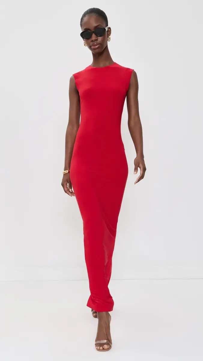 Norma Kamali Sleeveless Maxi Dress | Thumbnail 5 Norma Kamali Sleeveless Maxi Dress | Thumbnail 5