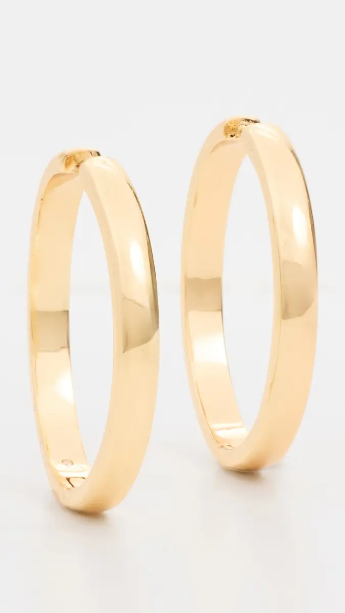 Madewell Perfect Large Hoop Earrings | Thumbnail 4 Madewell Perfect Large Hoop Earrings | Thumbnail 4