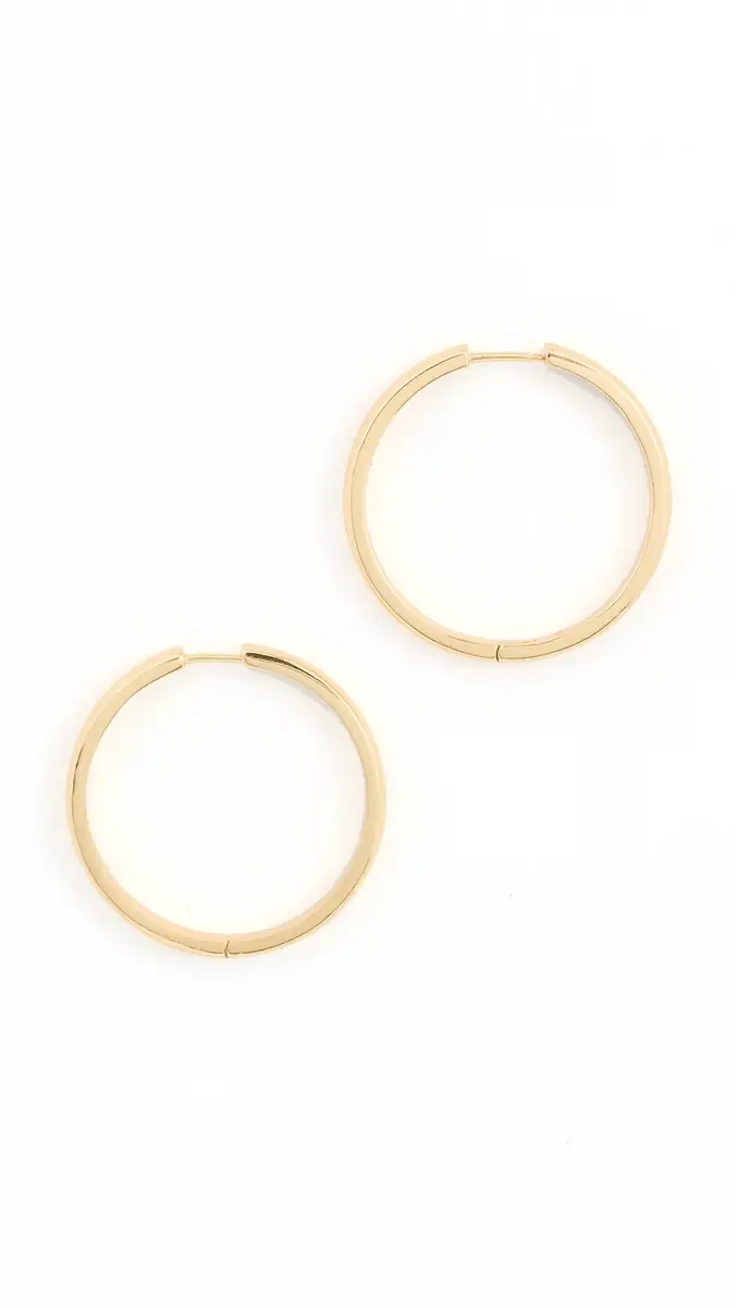 Madewell Perfect Large Hoop Earrings | Thumbnail 6 Madewell Perfect Large Hoop Earrings | Thumbnail 6