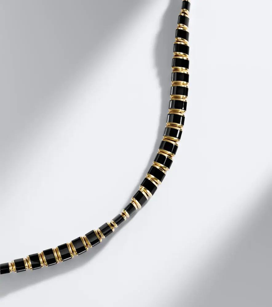David Yurman Spiritual Beads 18kt gold bracelet with onyx | Thumbnail 3