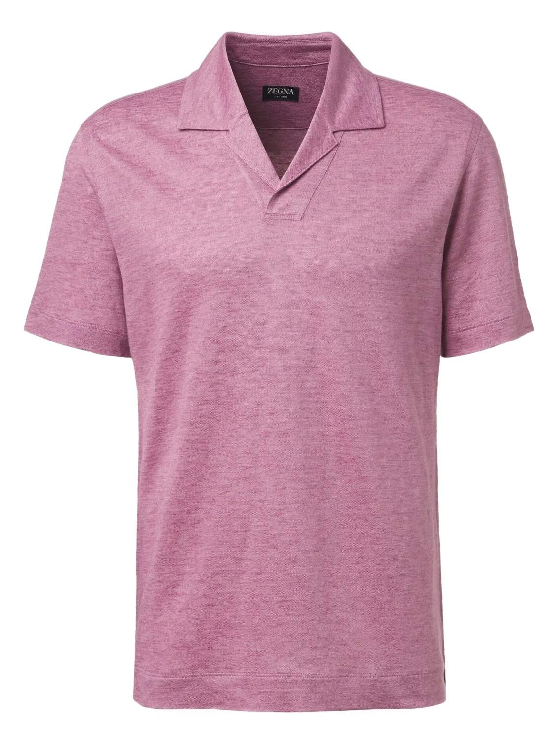 Linen polo shirt