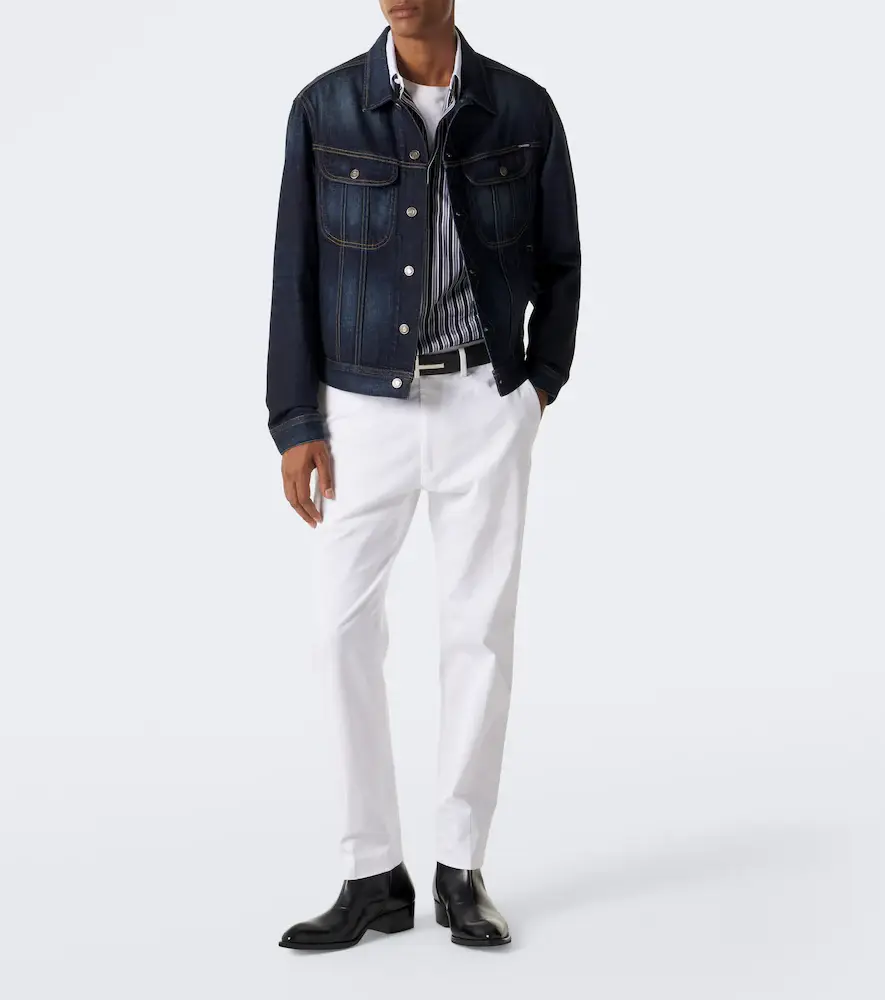 Tom Ford Icon denim jacket | Thumbnail 4 Tom Ford Icon denim jacket | Thumbnail 4