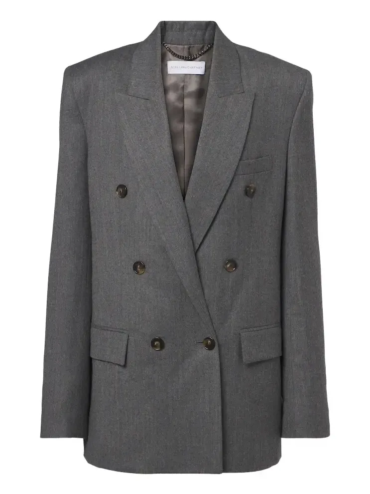 Double-breasted wool blazer Double-breasted wool blazer