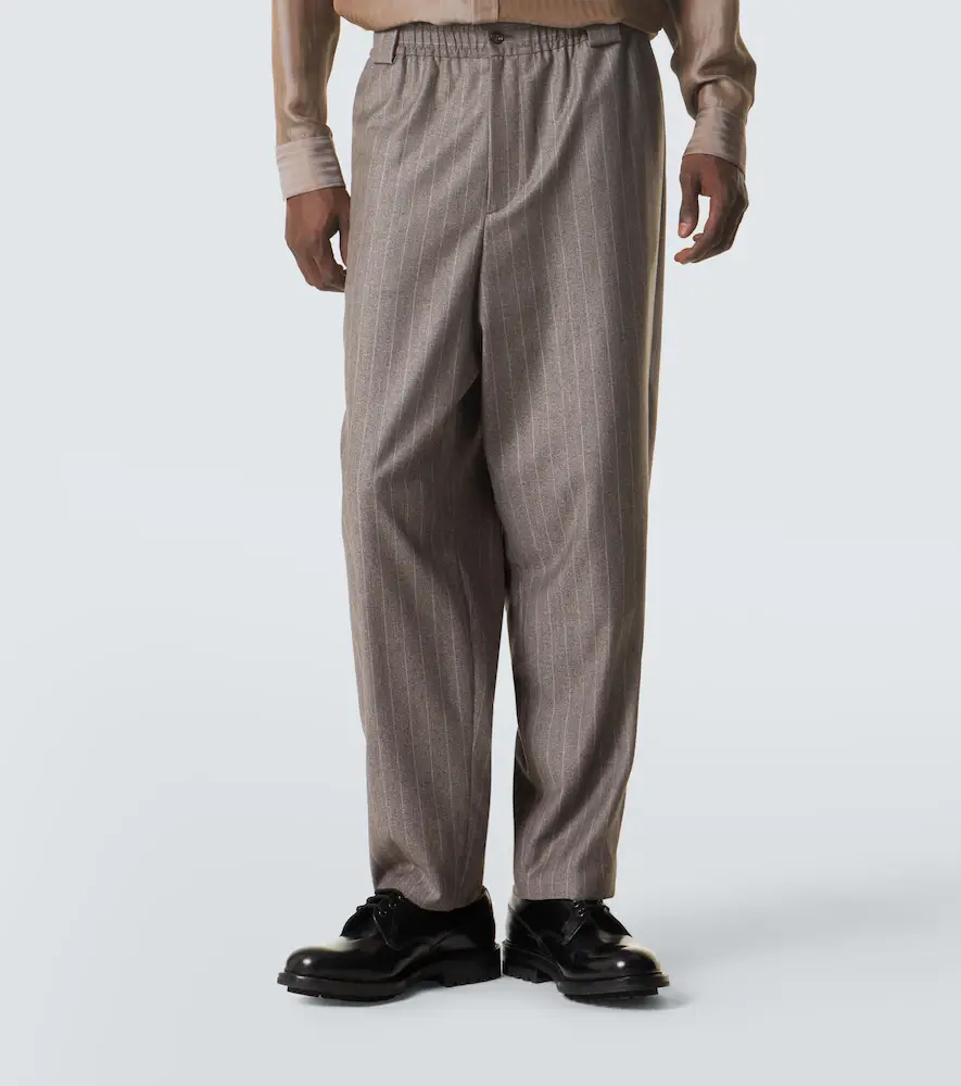 Giorgio Armani Pinstripe virgin wool suit | Thumbnail 2