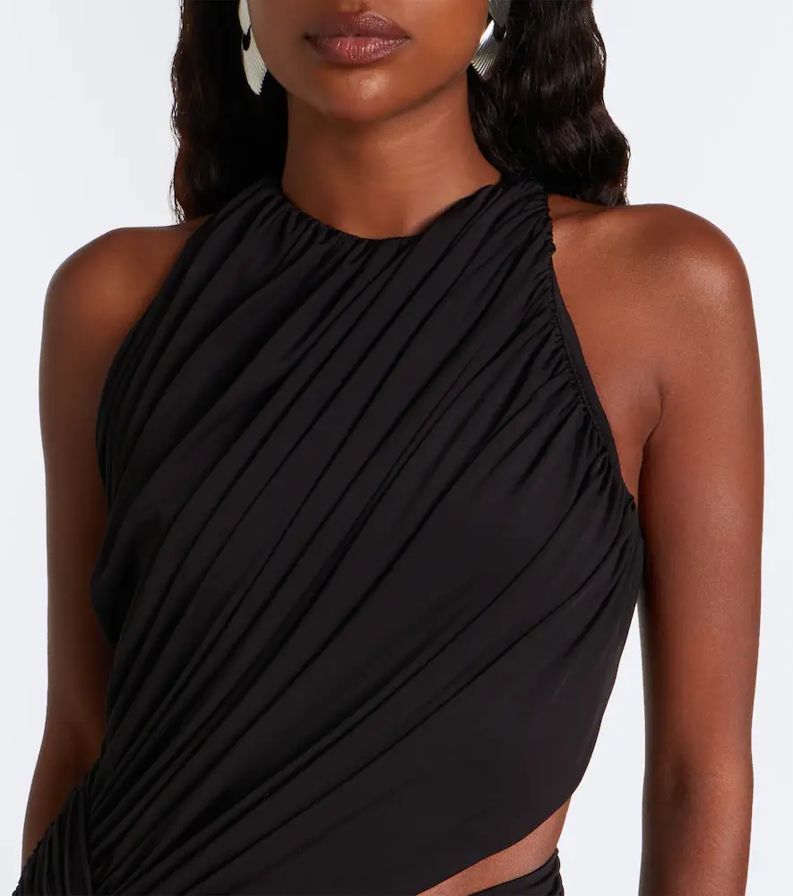 David Koma Cutout draped minidress | Thumbnail 5 David Koma Cutout draped minidress | Thumbnail 5