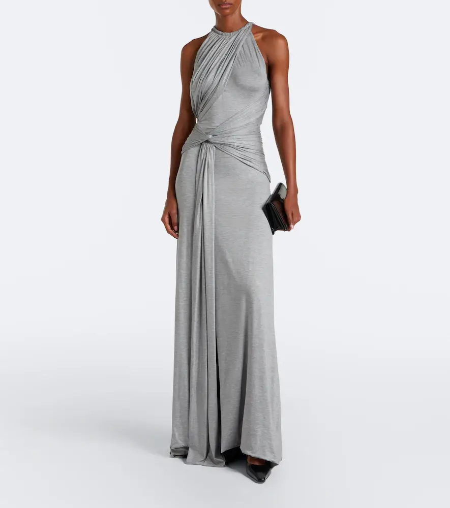David Koma Draped jersey gown | Thumbnail 7 David Koma Draped jersey gown | Thumbnail 7