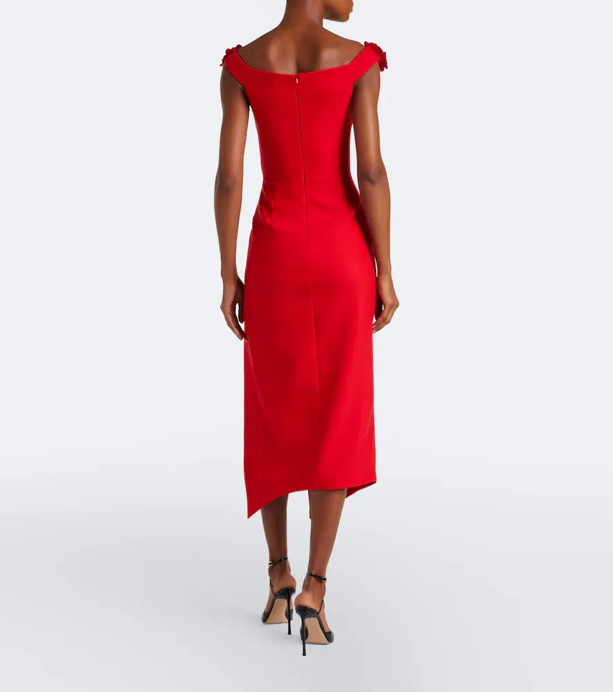 David Koma Off-shoulder wool-blend bustier dress | Thumbnail 5 David Koma Off-shoulder wool-blend bustier dress | Thumbnail 5