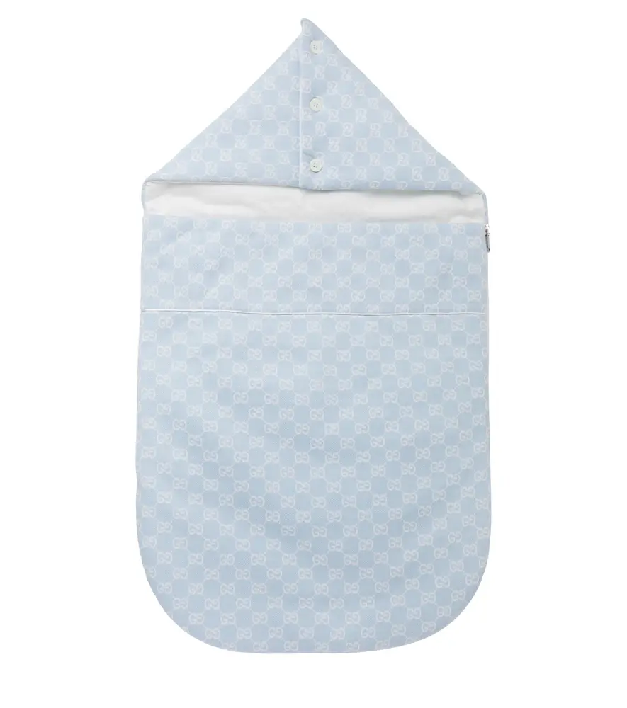 Gucci Kids Baby GG cotton piqué sleeping bag | Image 1 Gucci Kids Baby GG cotton piqué sleeping bag | Image 1