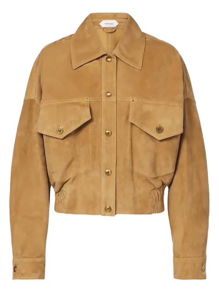 Suede blouson jacket Suede blouson jacket