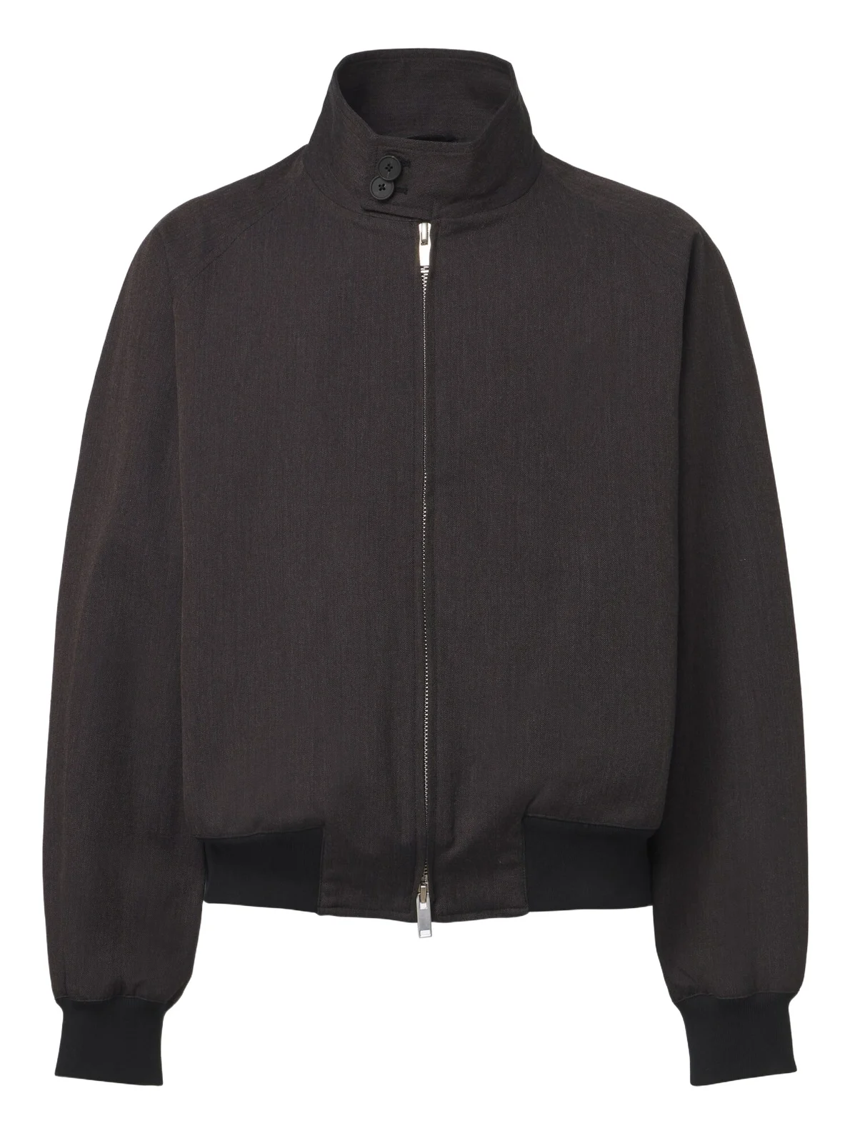 Over cotton and wool bomber jacket Over cotton and wool bomber jacket