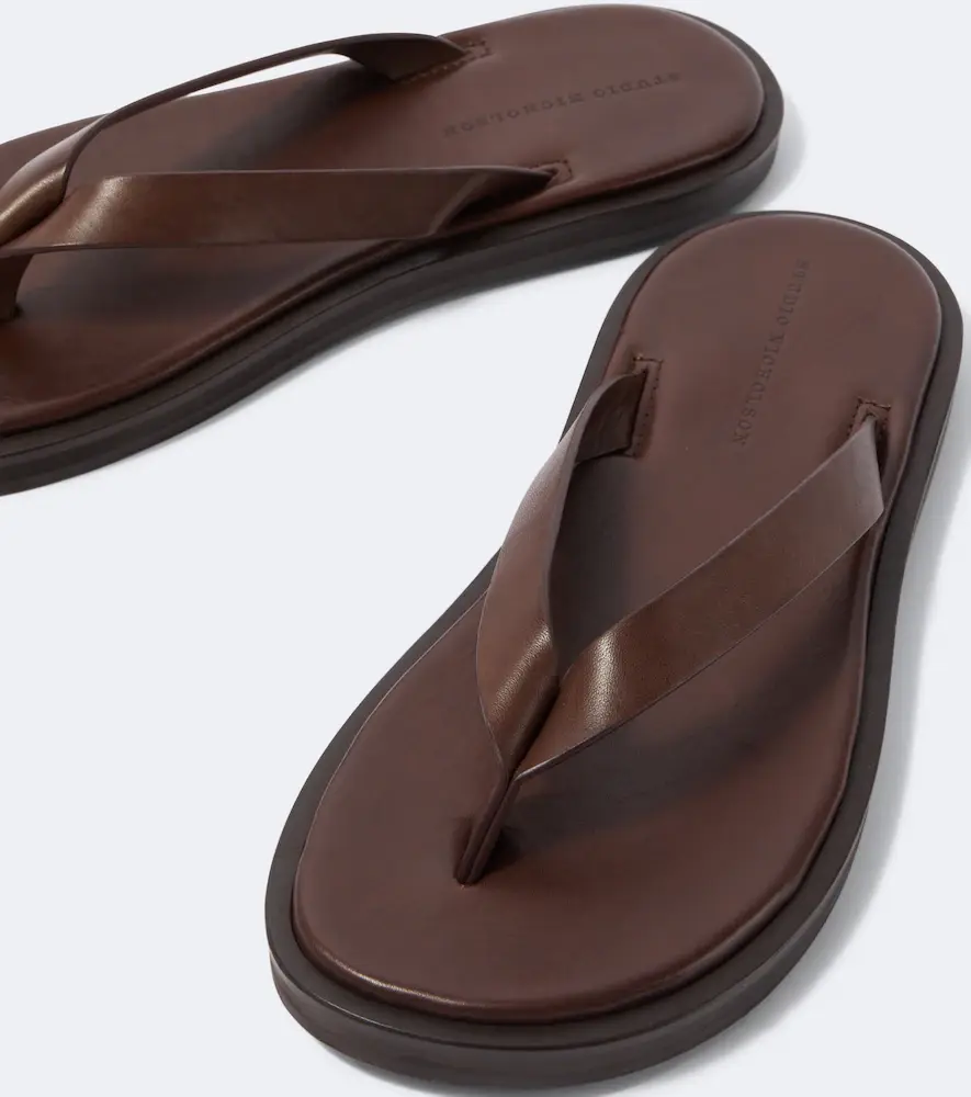Studio Nicholson Leather thong sandals | Thumbnail 3 Studio Nicholson Leather thong sandals | Thumbnail 3