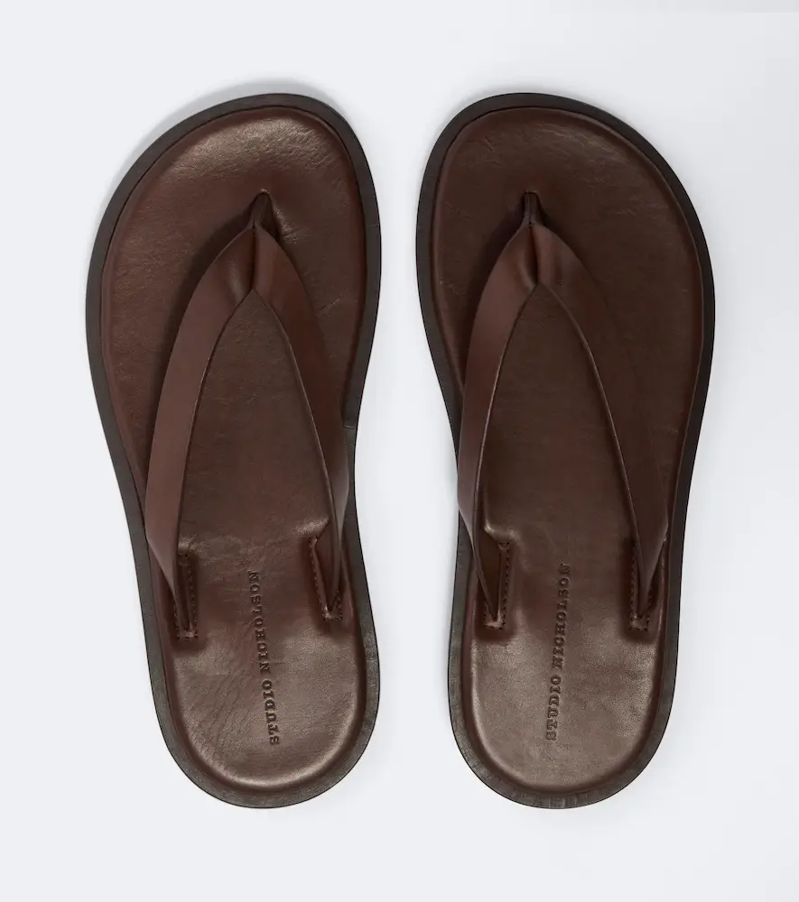 Studio Nicholson Leather thong sandals | Thumbnail 5 Studio Nicholson Leather thong sandals | Thumbnail 5