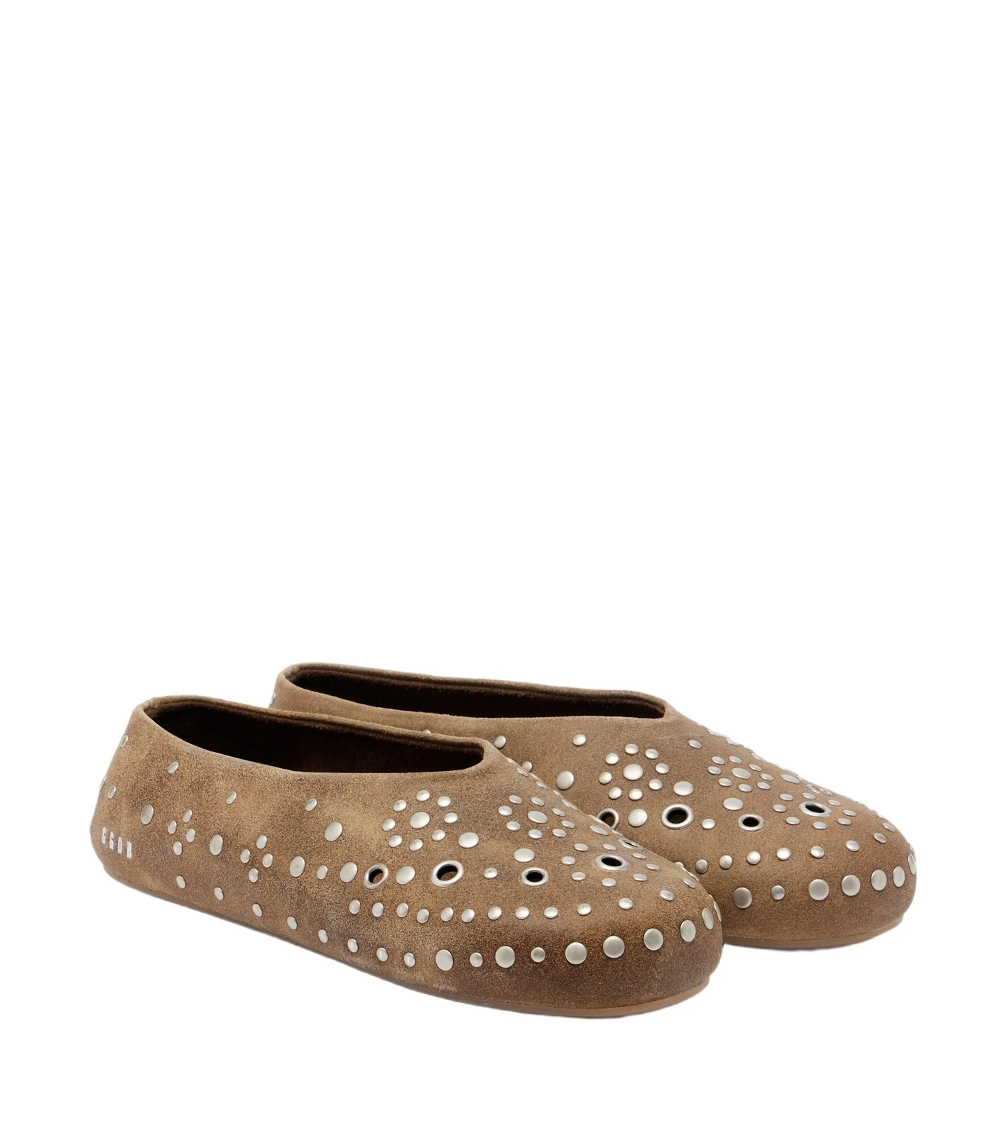 Golden Goose Tierra studded suede slip-on shoes