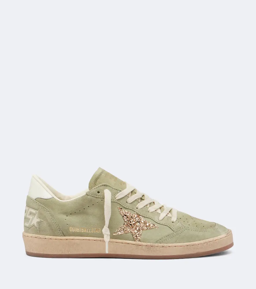 Golden Goose Ball Star glitter suede sneakers | Thumbnail 3