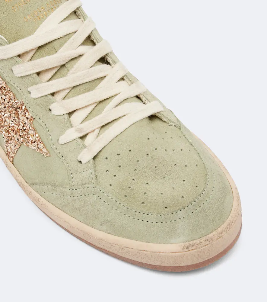 Golden Goose Ball Star glitter suede sneakers | Thumbnail 4