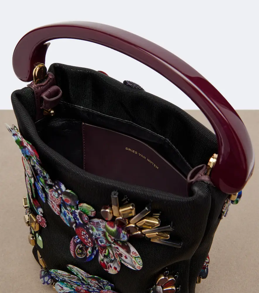 Dries Van Noten Small embellished top-handle bag | Thumbnail 3 Dries Van Noten Small embellished top-handle bag | Thumbnail 3