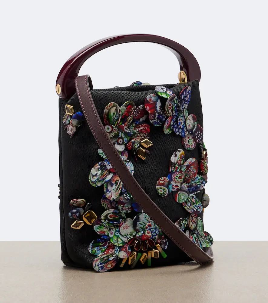 Dries Van Noten Small embellished top-handle bag | Thumbnail 4 Dries Van Noten Small embellished top-handle bag | Thumbnail 4