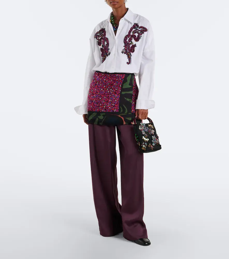 Dries Van Noten Small embellished top-handle bag | Thumbnail 6 Dries Van Noten Small embellished top-handle bag | Thumbnail 6
