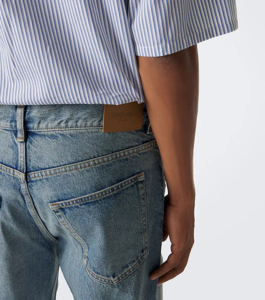 Saint Laurent Faded wide-leg jeans | Thumbnail 3