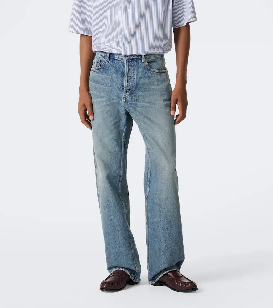 Saint Laurent Faded wide-leg jeans | Thumbnail 4