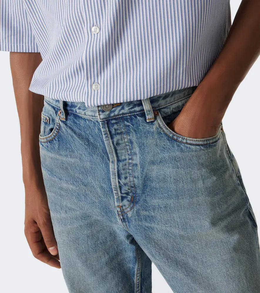 Saint Laurent Faded wide-leg jeans | Thumbnail 5