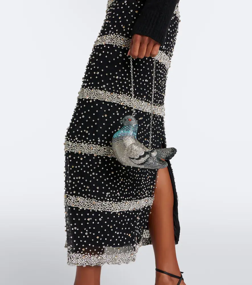 Judith Leiber Couture Pigeon embellished clutch | Thumbnail 6
