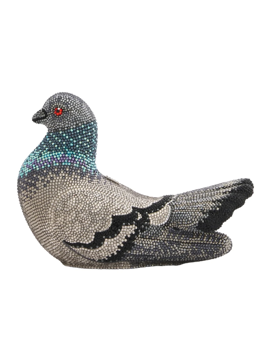 Judith Leiber Couture Pigeon embellished clutch