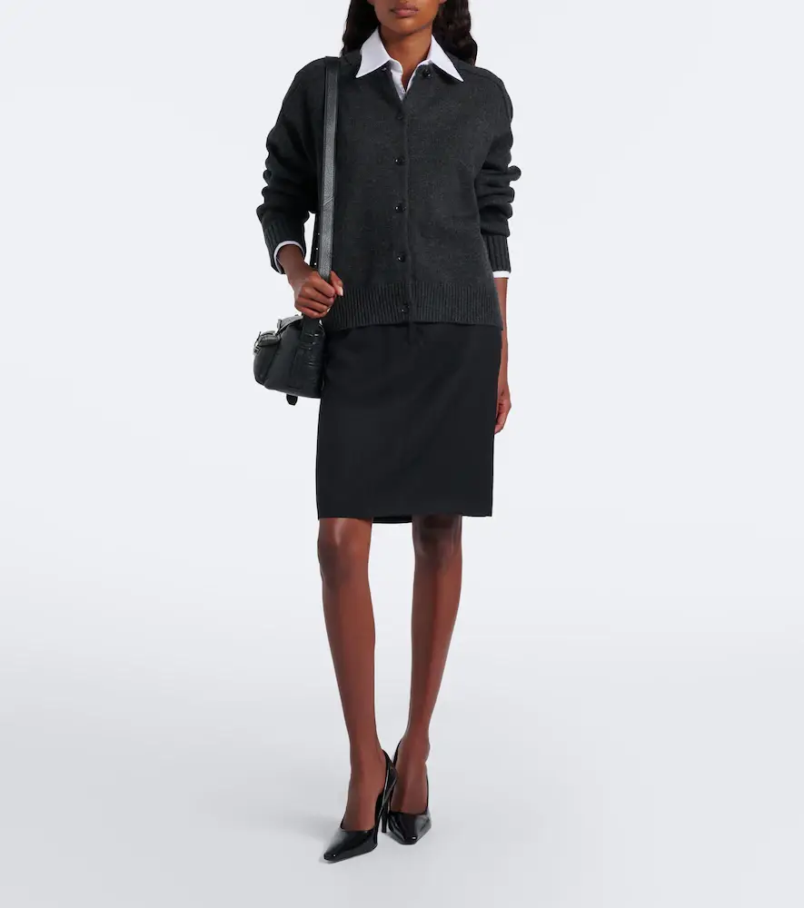 Loulou de Saison Aidar wool and cashmere cardigan | Thumbnail 2 Loulou de Saison Aidar wool and cashmere cardigan | Thumbnail 2