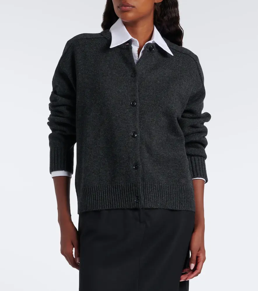 Loulou de Saison Aidar wool and cashmere cardigan | Thumbnail 5 Loulou de Saison Aidar wool and cashmere cardigan | Thumbnail 5