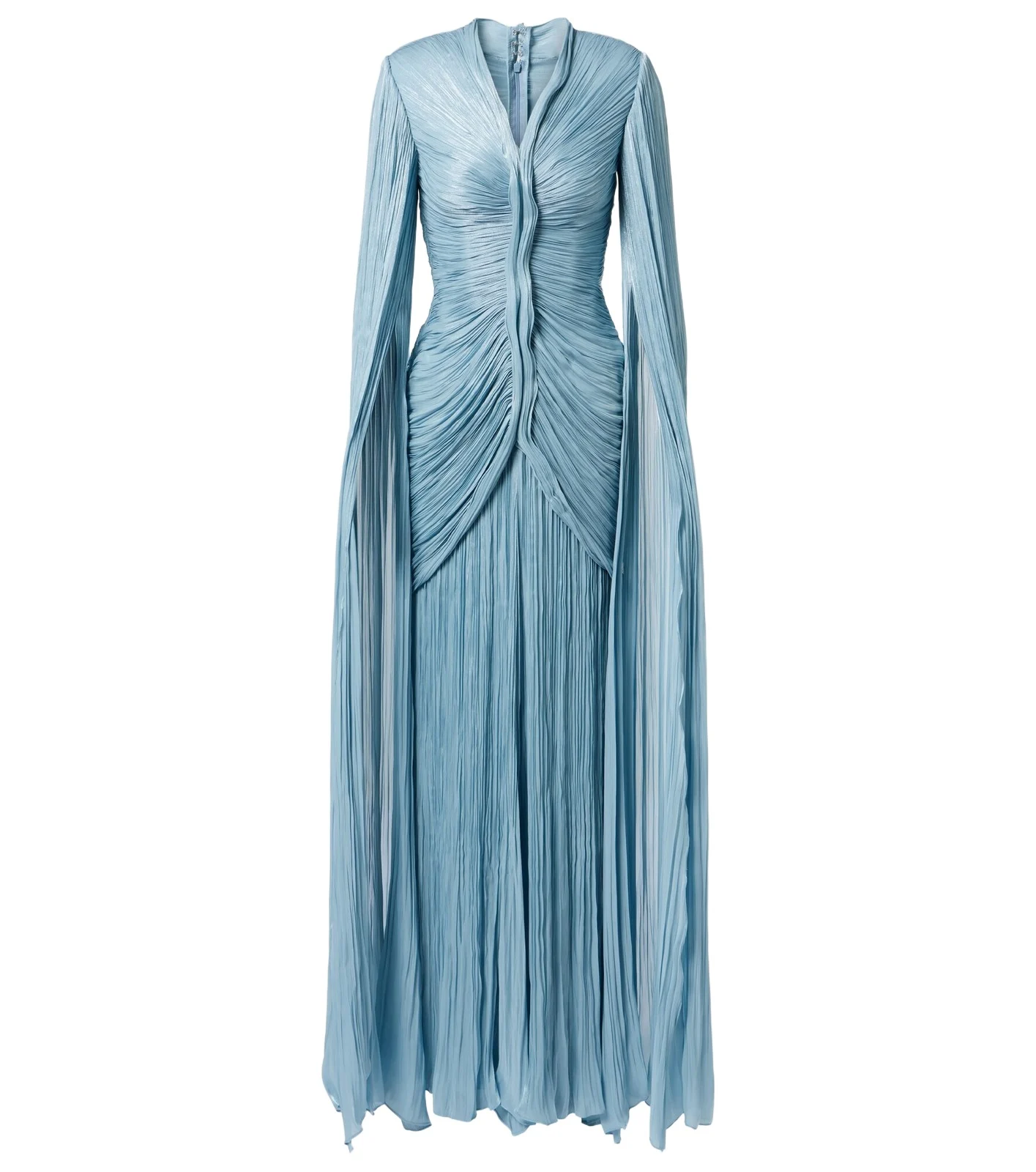 Marmar Halim Pleated taffeta gown