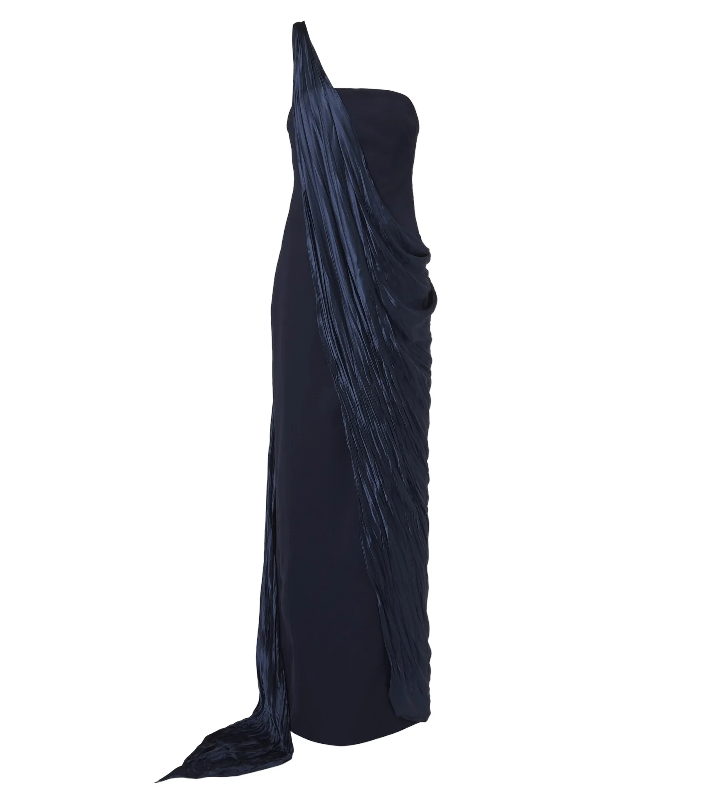 Embellished bustier gown and cape set Embellished bustier gown and cape set