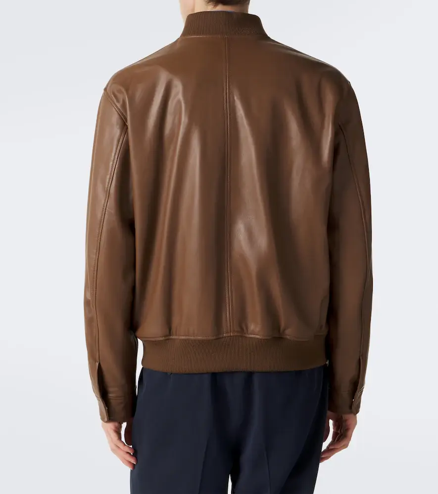 Slowear Leather bomber jacket | Thumbnail 2 Slowear Leather bomber jacket | Thumbnail 2