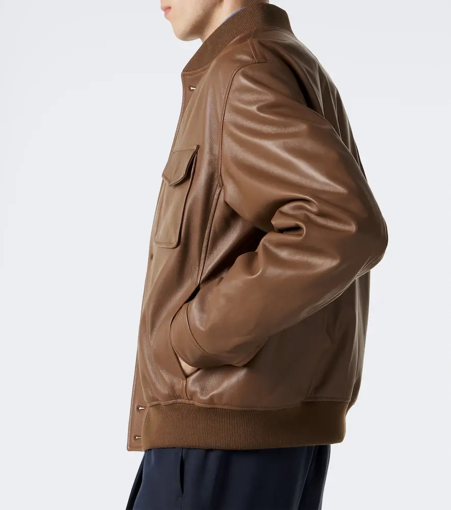 Slowear Leather bomber jacket | Thumbnail 6 Slowear Leather bomber jacket | Thumbnail 6