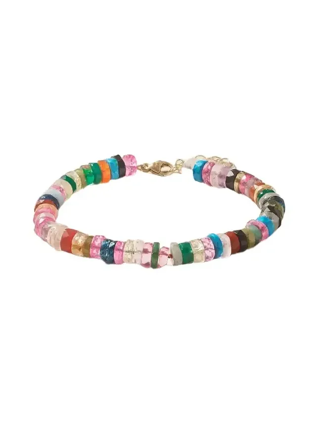 14-karat Gold Multi-gemstone Bracelet 14-karat Gold Multi-gemstone Bracelet