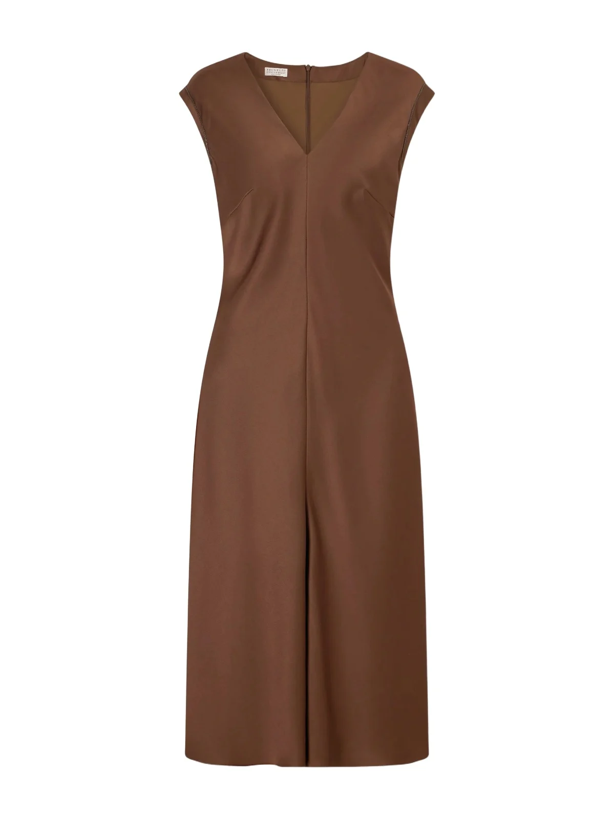 Bead-embellished Satin Midi Dress Bead-embellished Satin Midi Dress